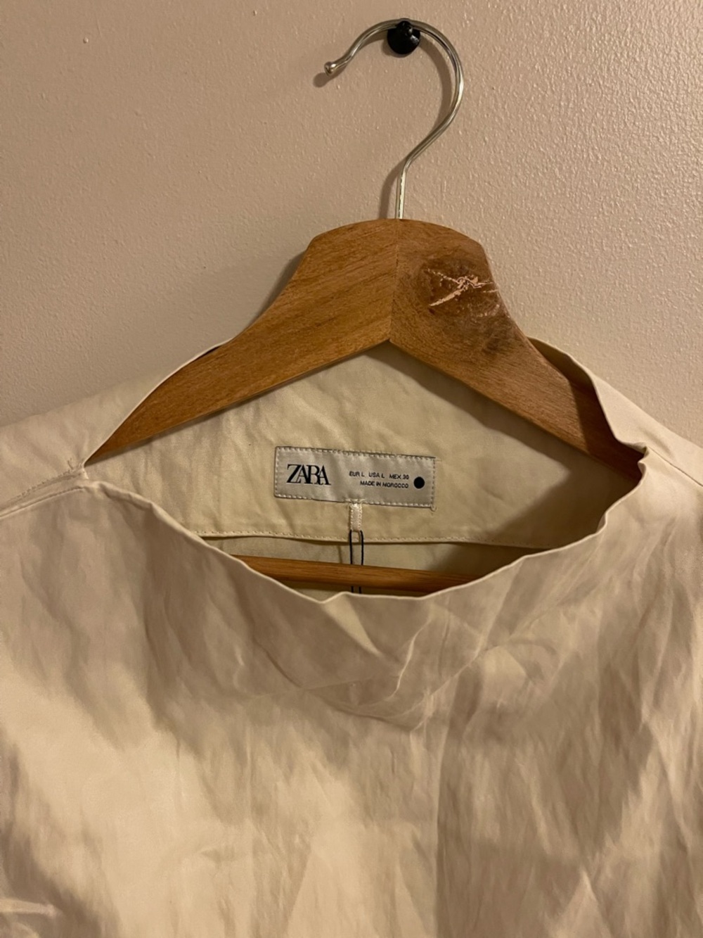 Cream Textured Shirt - Picture 5 of 5